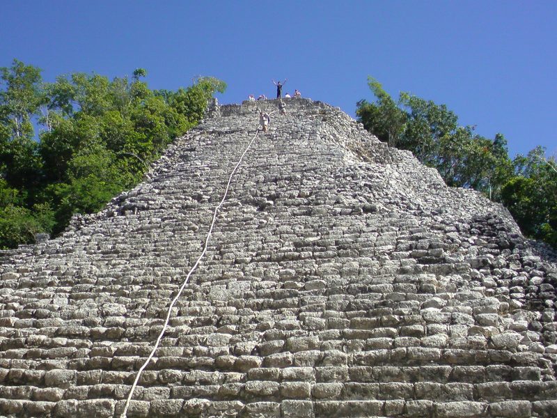 Nohoch Mul pyramid at the Coba archaeological site